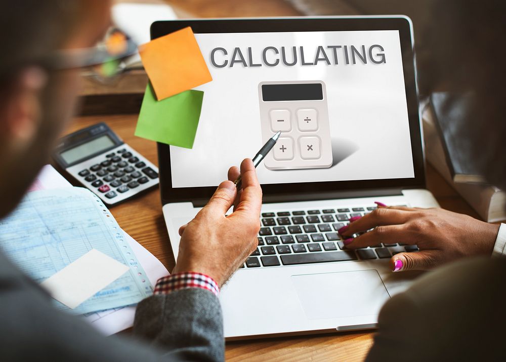 Calculator Financial Accounting Investment Graphic Concept