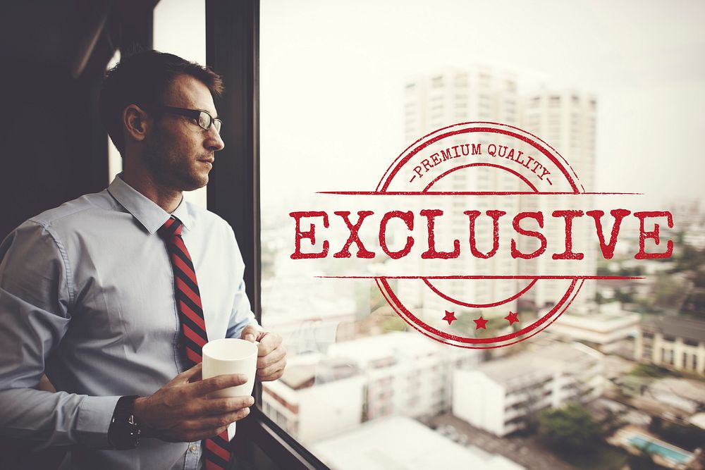Businessman Holding coffee Thinking Relax Concept
