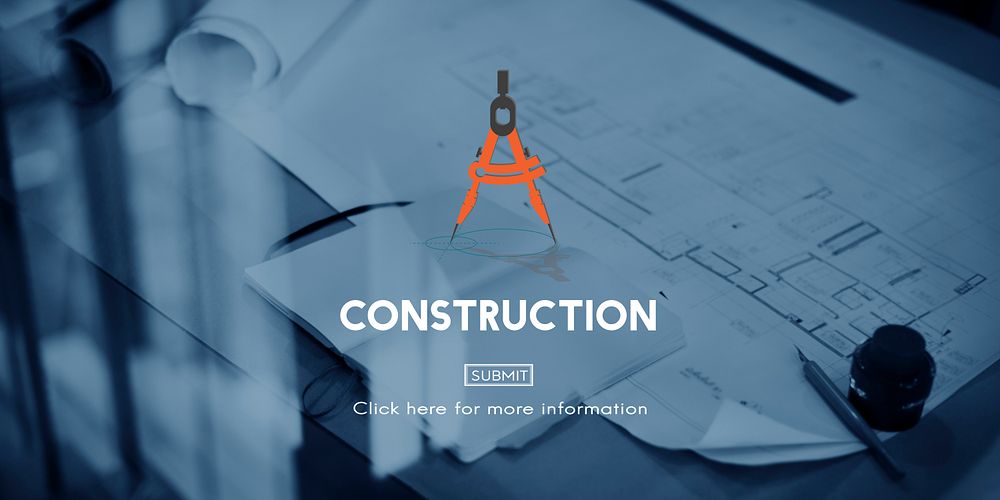 Construction Architecture Hardhat Helmet Site Concept