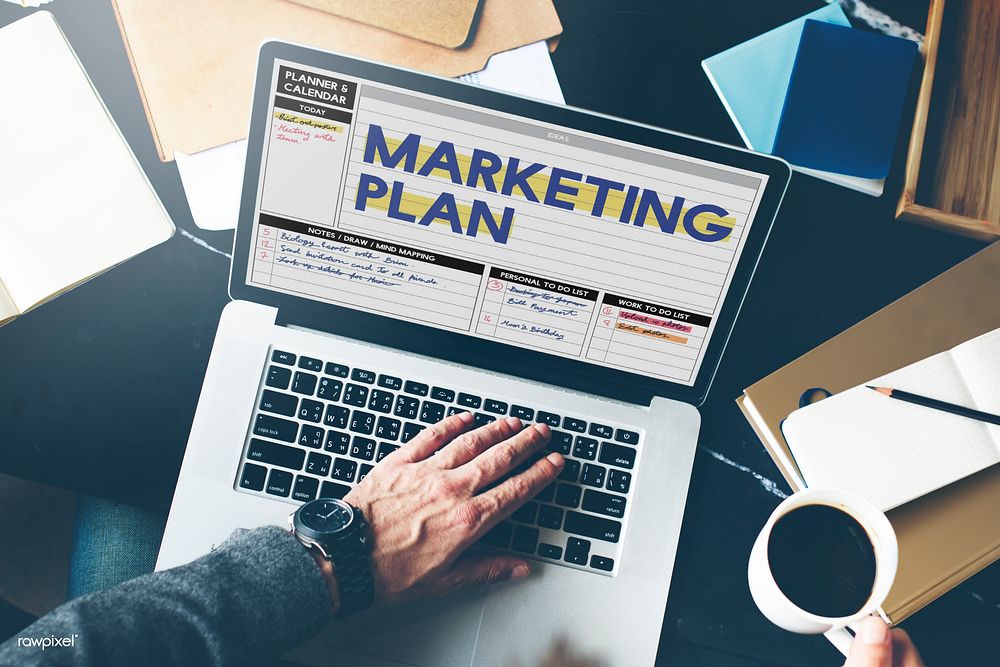 Marketing Plan Strategy Tactics Guidelines Concept