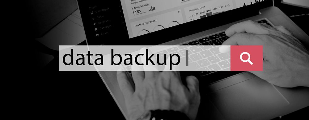 Data Backup Information Storage Server Technology Concept