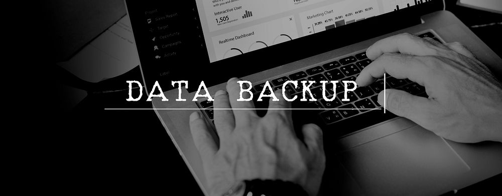 Data Backup Information Storage Server Technology Concept