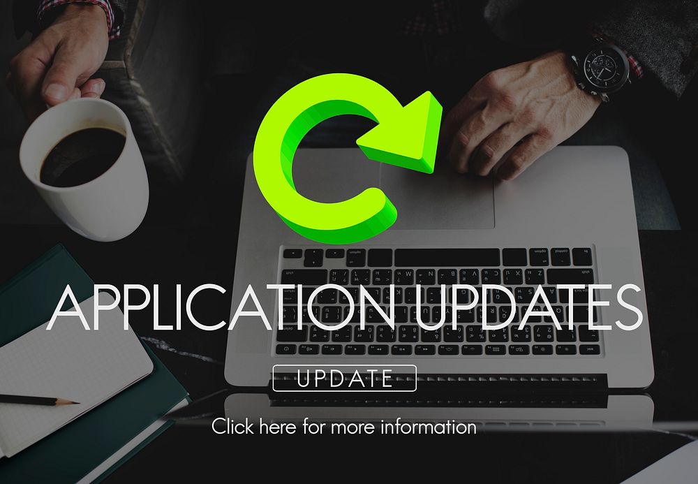 Application Updates Software Download Concept