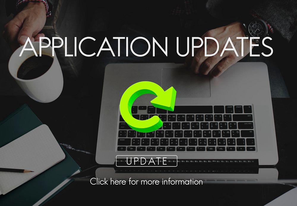 Application Updates Software Download Concept
