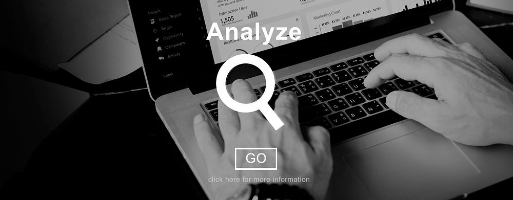 Analyze Information Insight Connect Data Website Concept