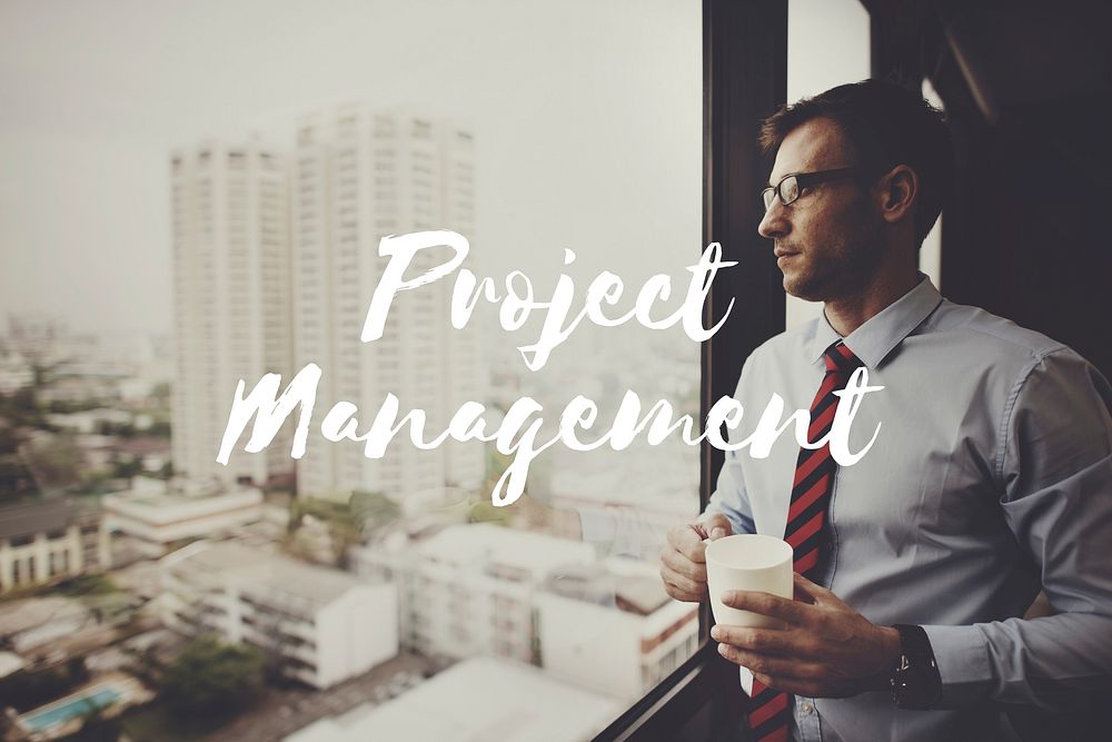 Project Management Business Coordination Concept