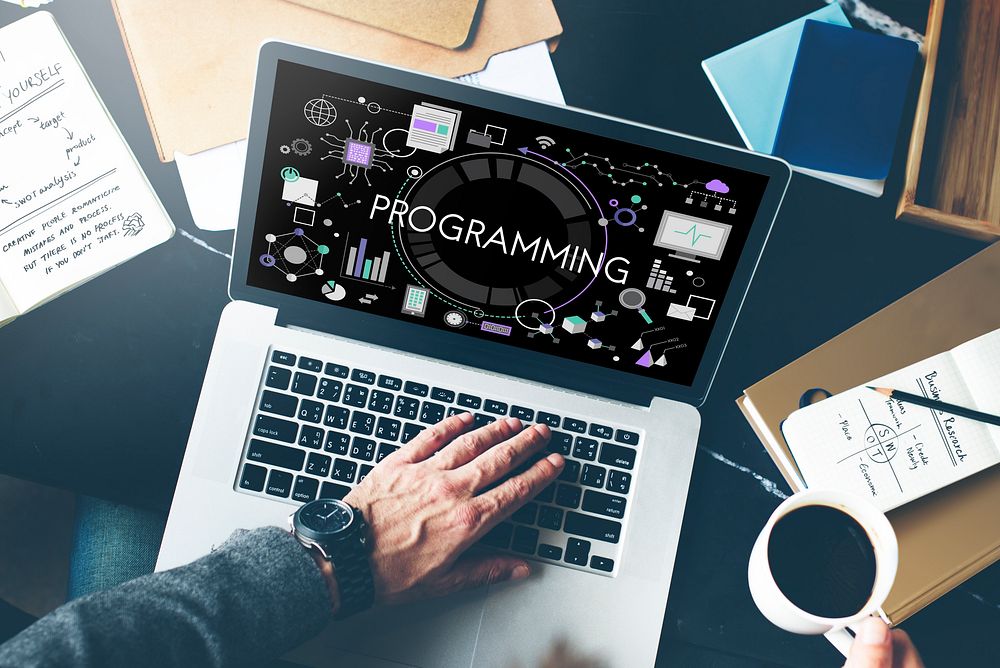 Programming Digital Computer Program Media Software Concept