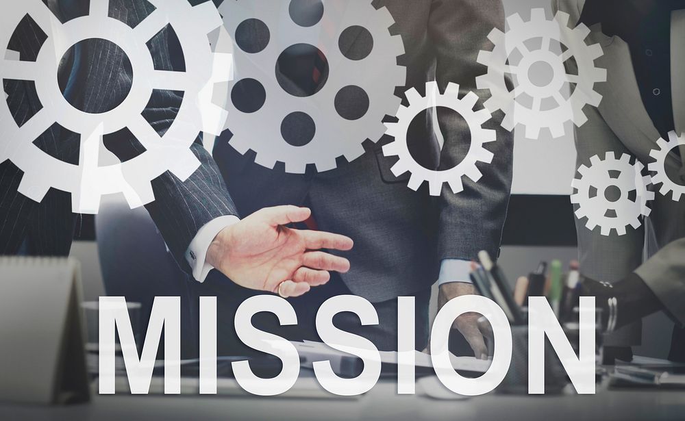 Mission Aim Aspiration Business Goals Concept