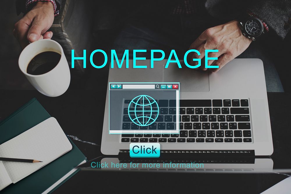 Homepage Website Webpage Internet Concept