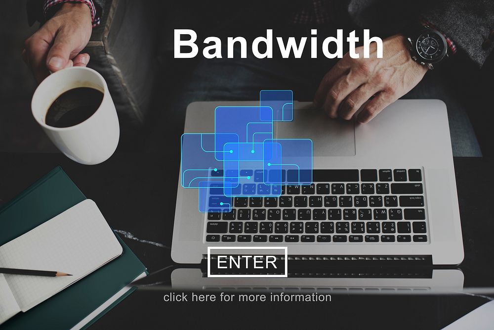 Connection Data Bandwidth Network Technology Concept