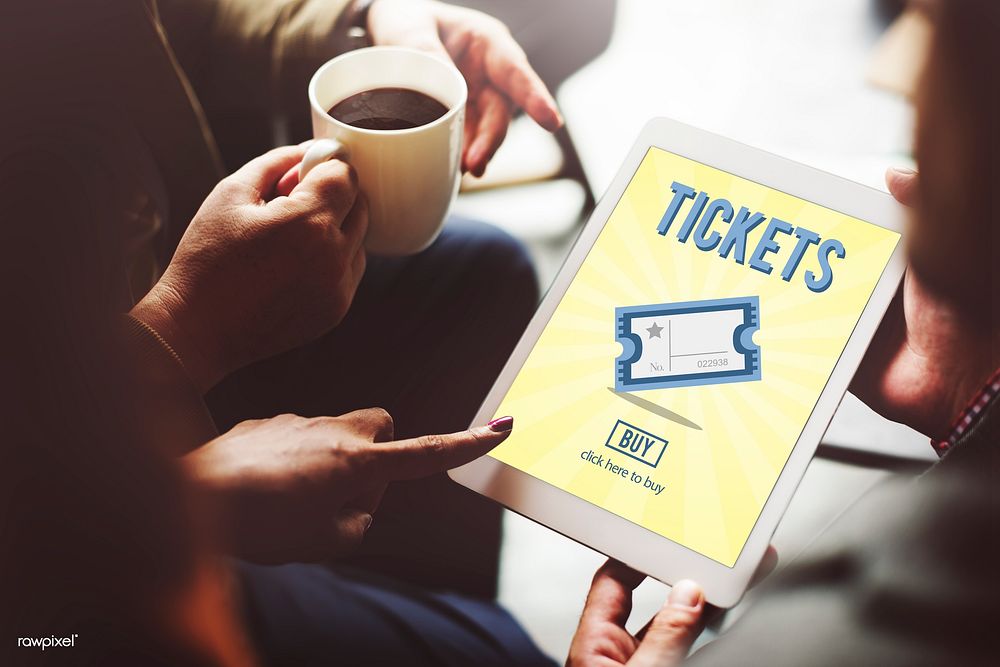 Tickets Buying Payment Event Entertainment Concept