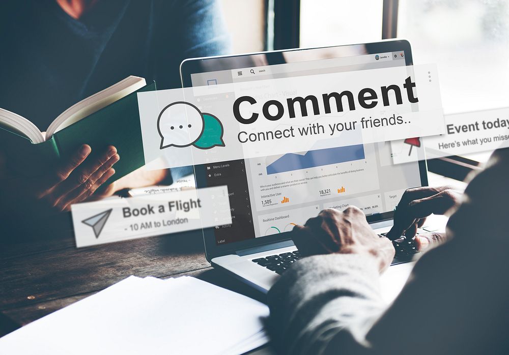 Comment Communication Social Media Response Statement Concept