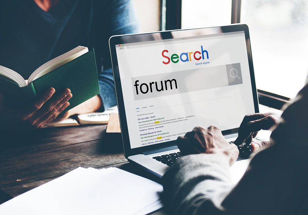 Forum Discussion Communication Information Concept