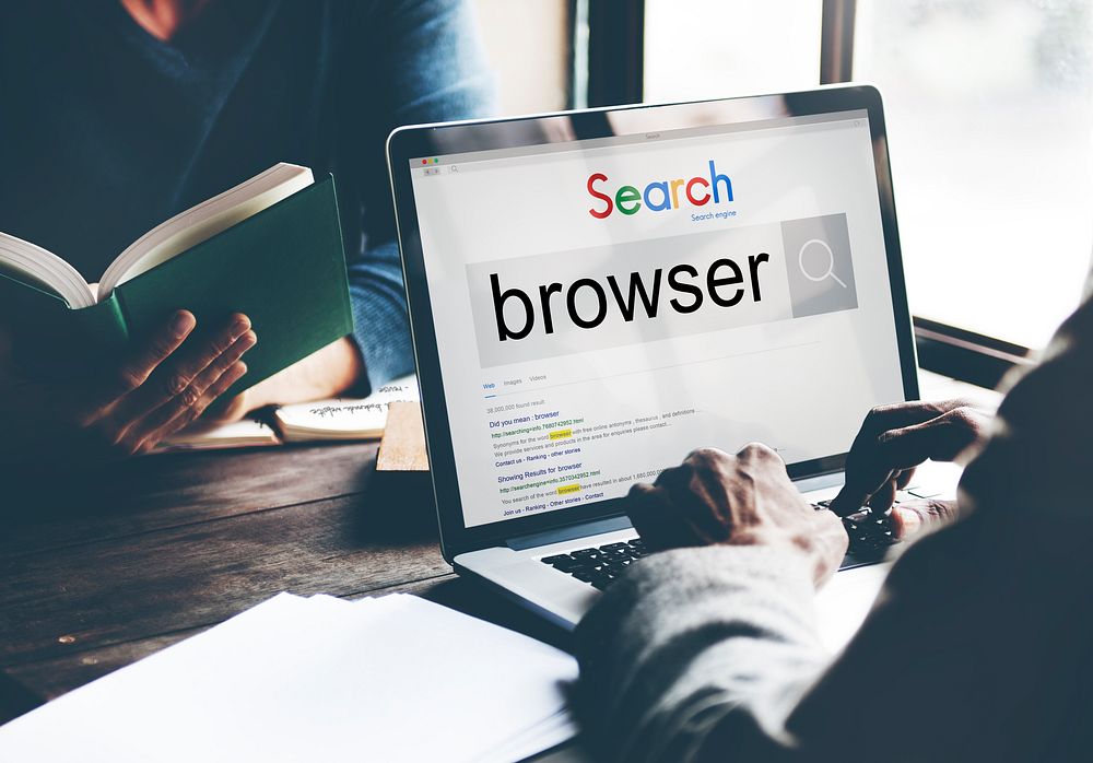 Browser Search Engine Browsing Web Page Technology Concept