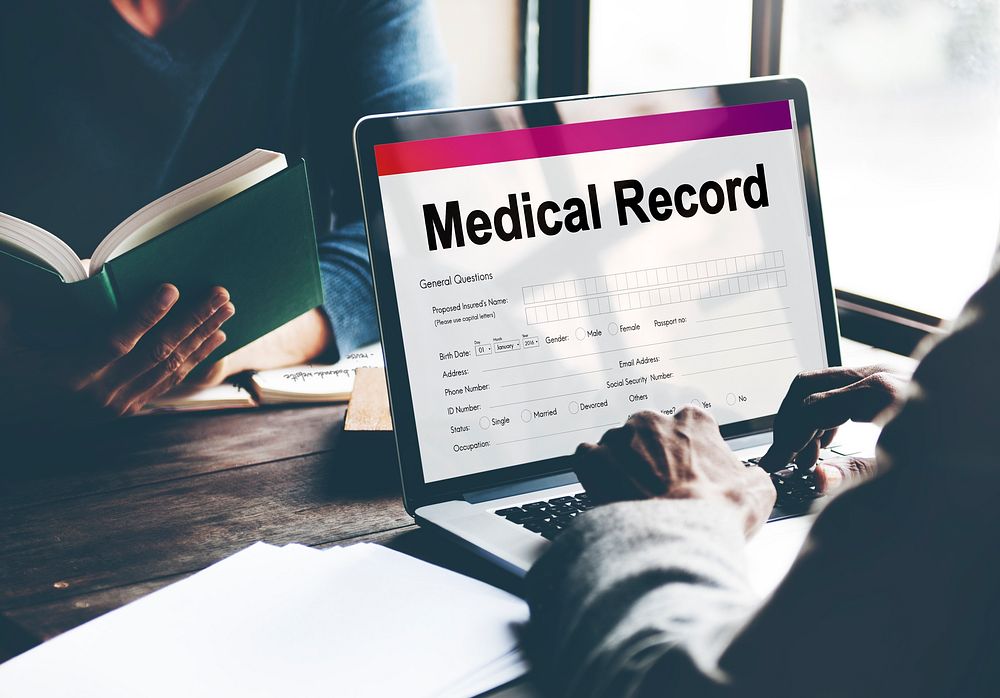 Medical Record Report Healthcare Document Concept