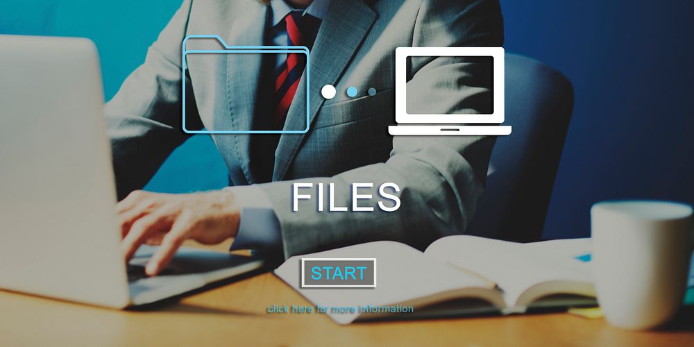 Files Data Information Message Network Share Concept