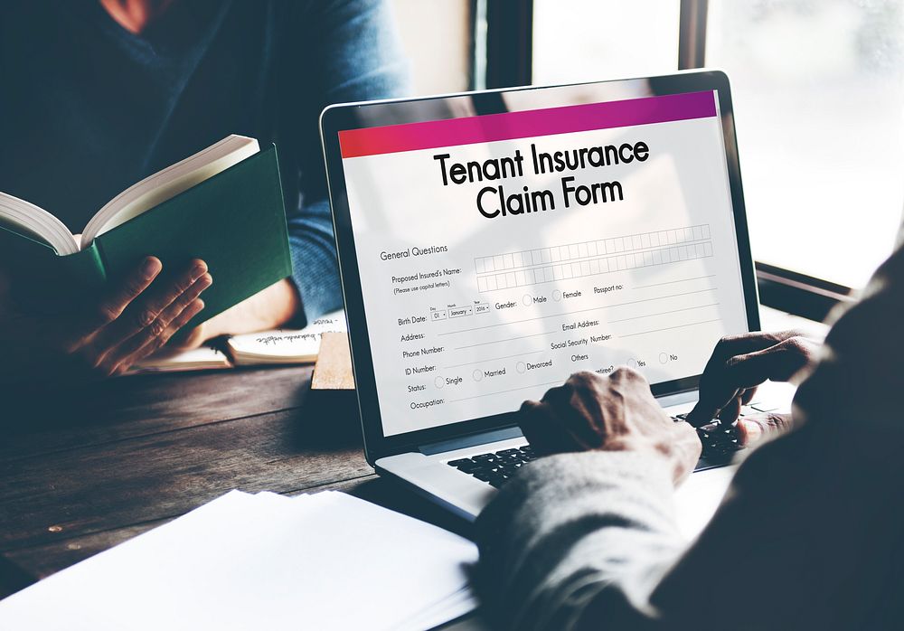 Tenant Insurance Claim Form Concept