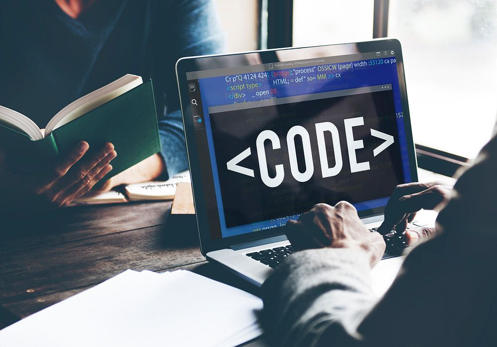 Code Programming Technology Language Developing Concept