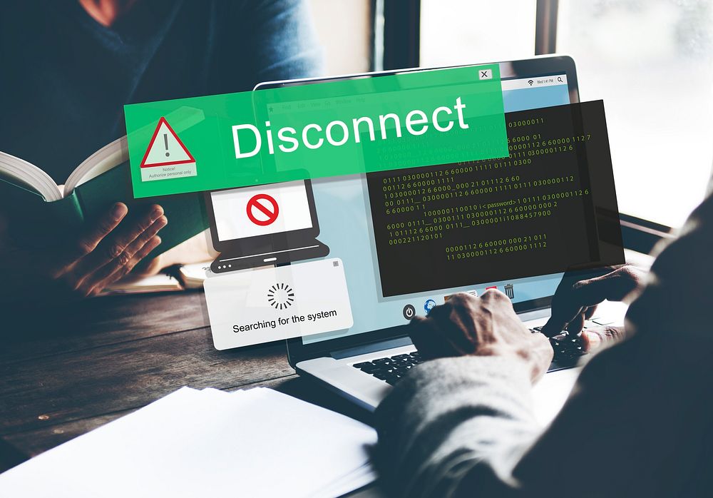 Error Disconnect Caution Inaccesible AbEnd Concept