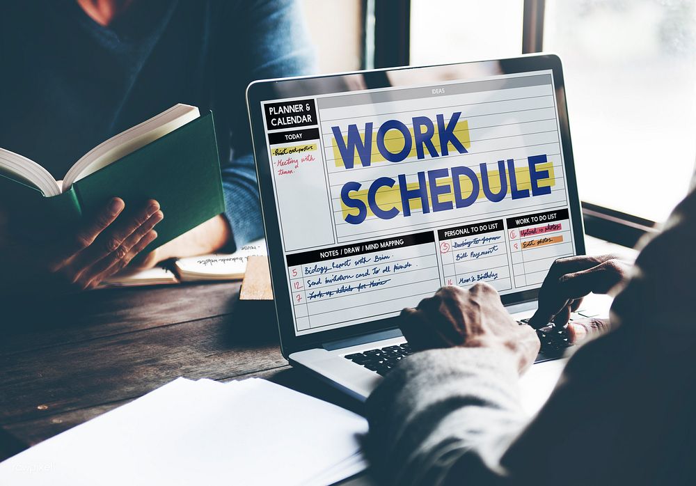 Work Schedule Management Organization Concept