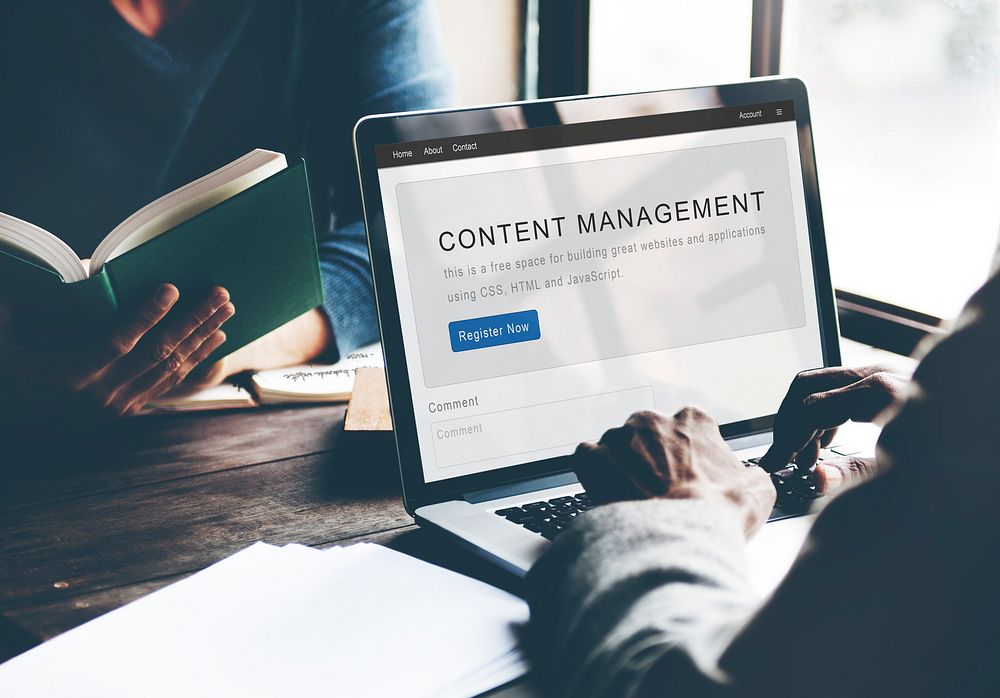Content Management System Strategy Web Concept