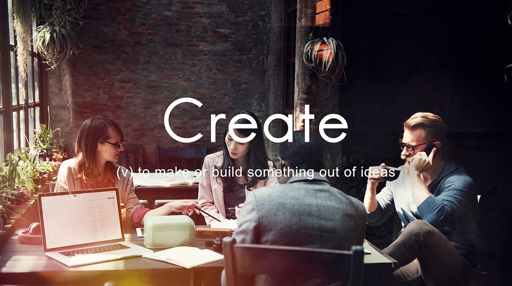 Create Creative Creativity Design Style Ideas Skill Concept
