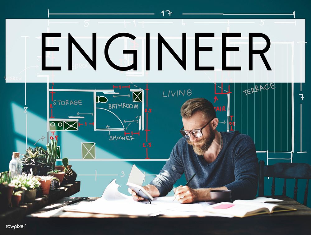 Engine Engineer Engineering Machine Occupation Concept