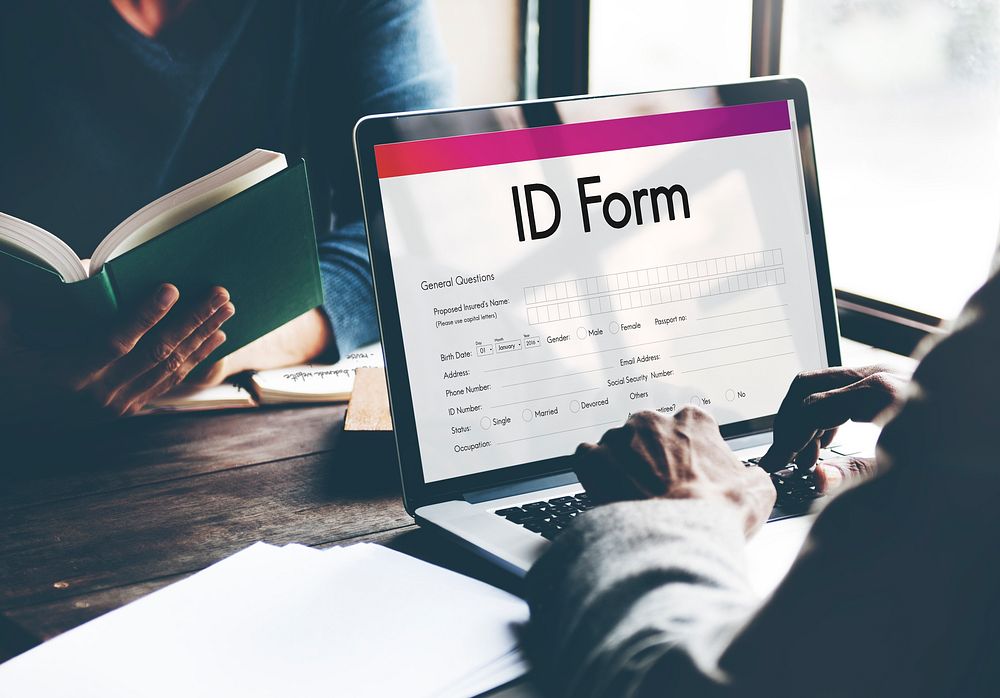 Identification Form ID Taxpayer Document Concept