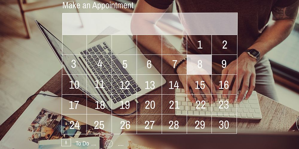 Calendar Agenda Month Memo Reminder Planning Concept