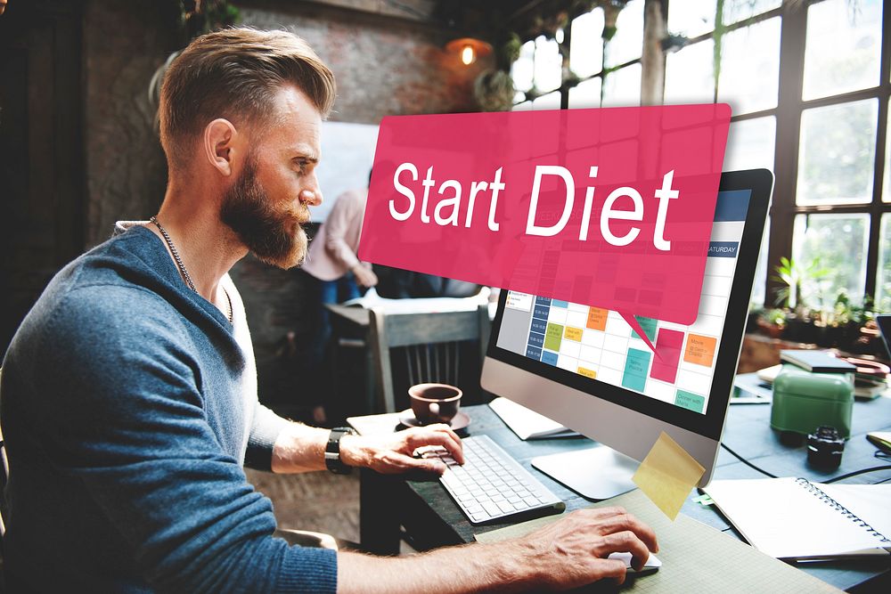 Start Diet Healthy Planning Schedule Concept