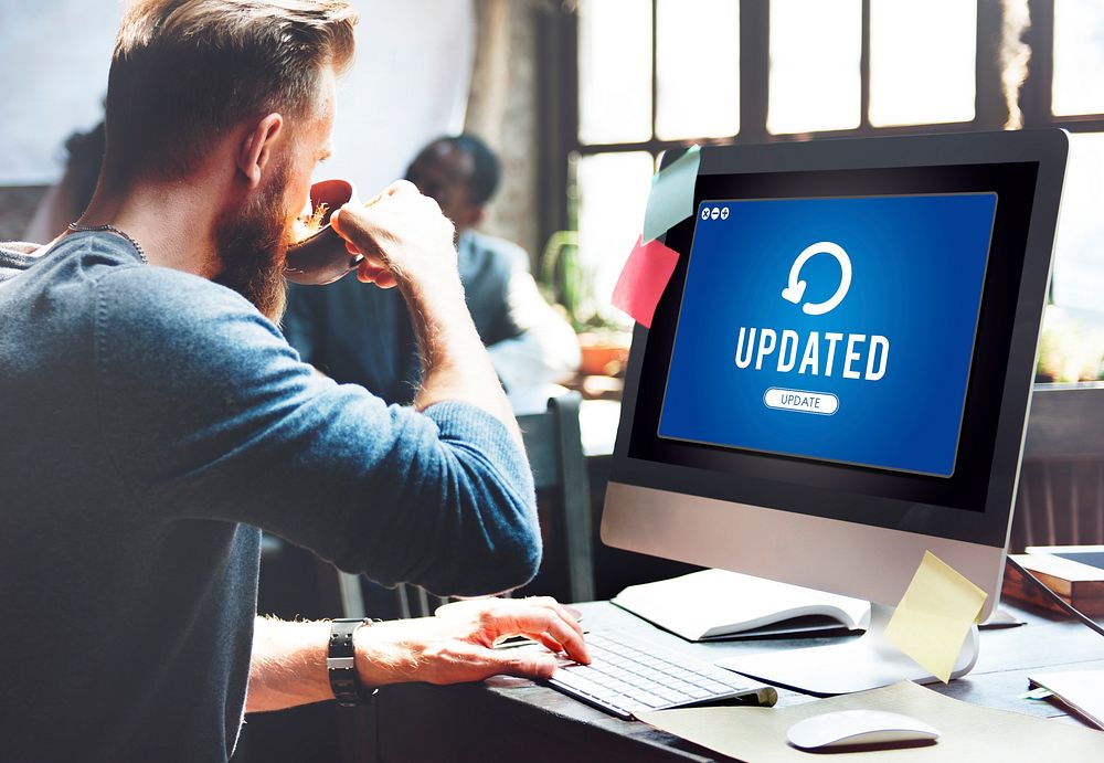 Update Upgrade Installation Latest Updating Concept