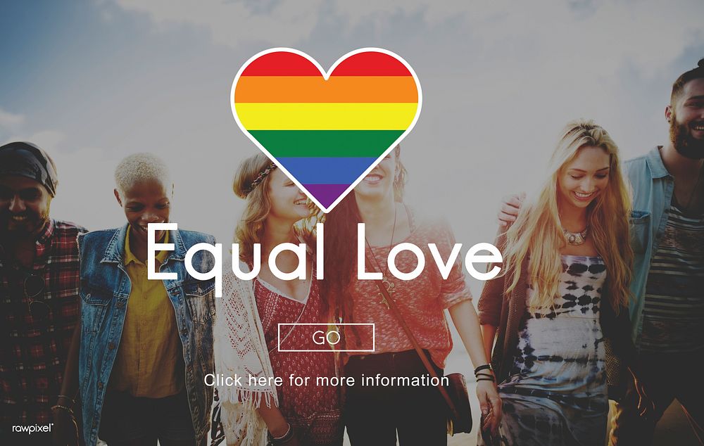 LGBT Equal Rights Rainbow Symbol Concept