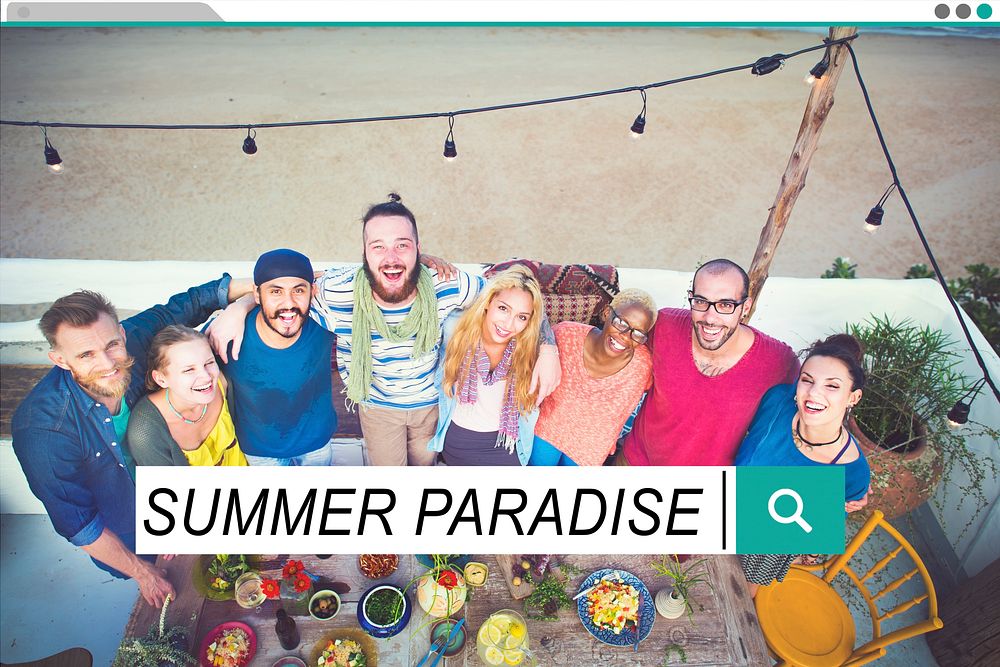 Summer Paradise Celebration Party Freedom Concept