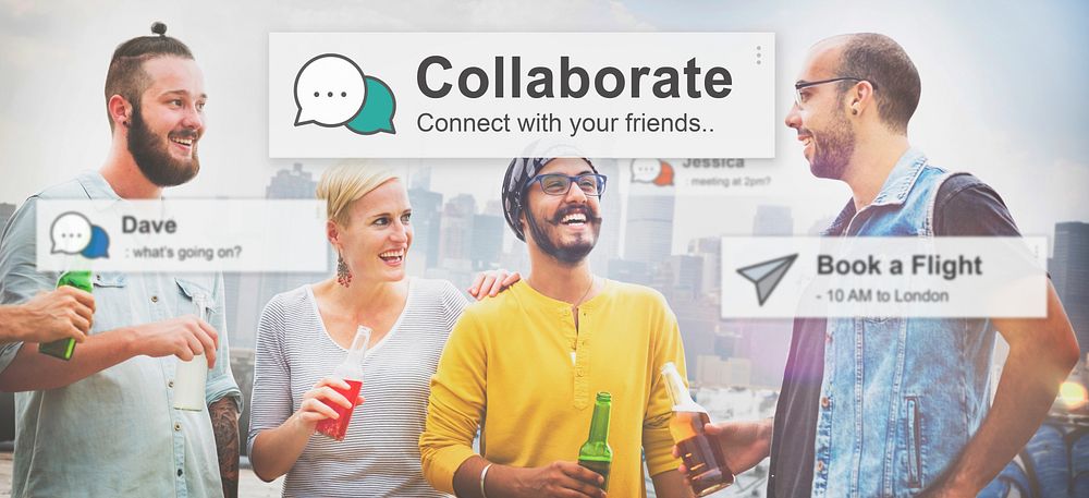 Collaborate Team Teamwork Partnership Concept