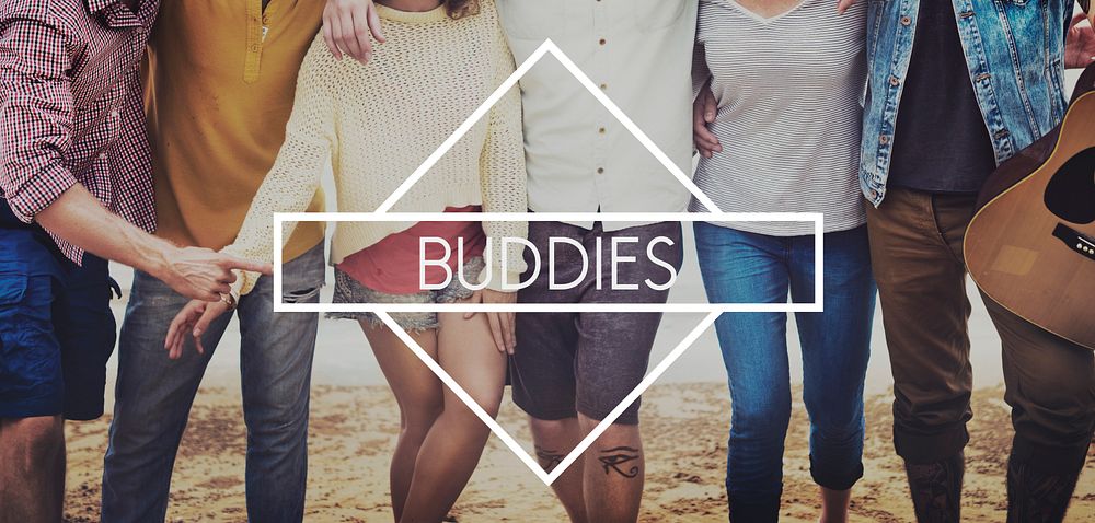 Buddies Friend Partnership Together Unity Concept