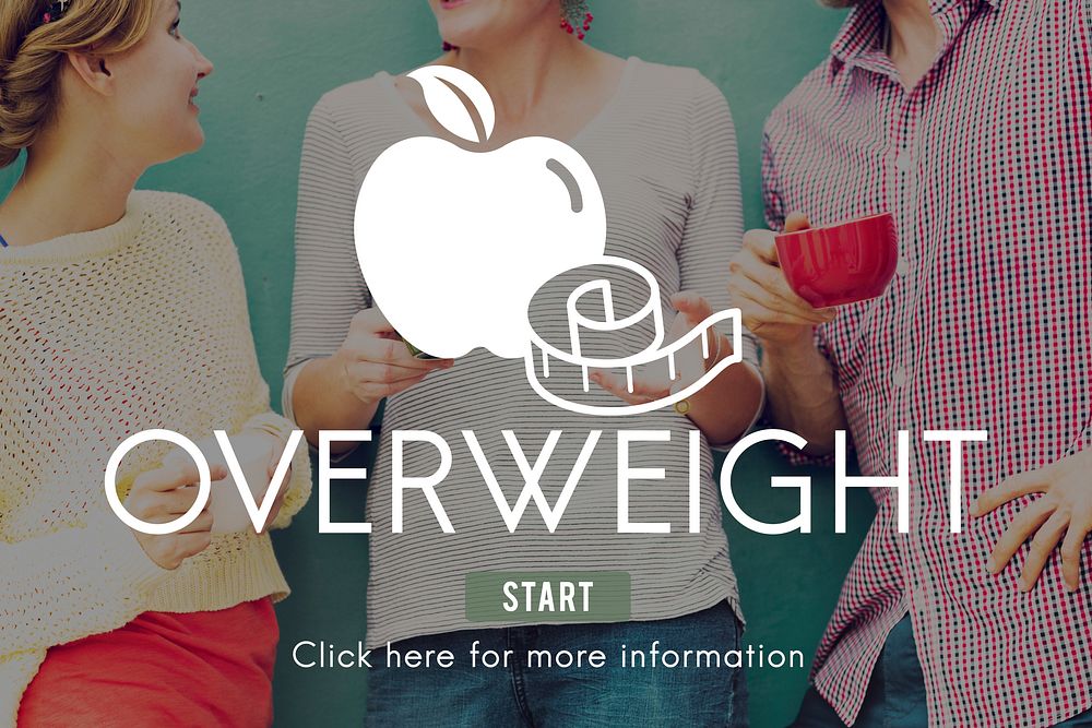 Overweight Diet Eating Disorder Unhealthy Diabetes Fat Concept