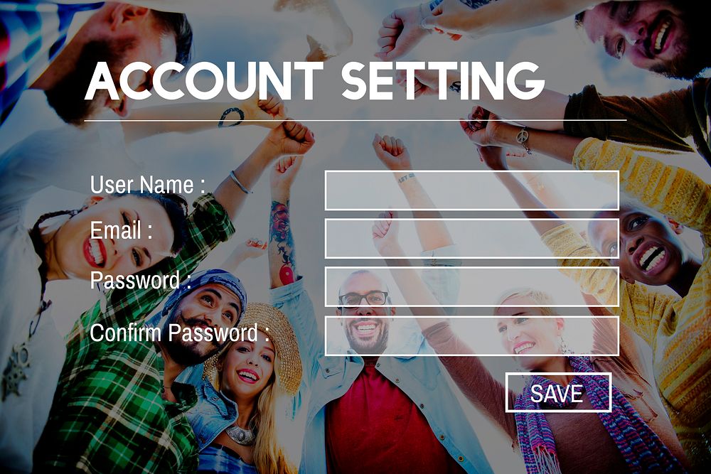 Account Setting Registration Password Log In Privacy Concept