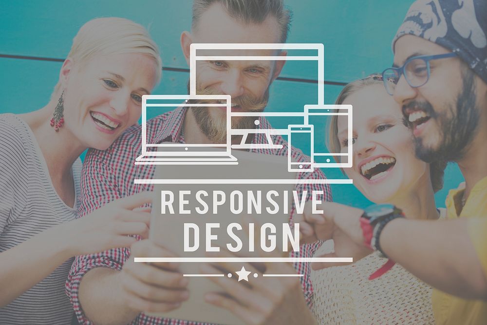 Responsive Design Information Content Layout Concept