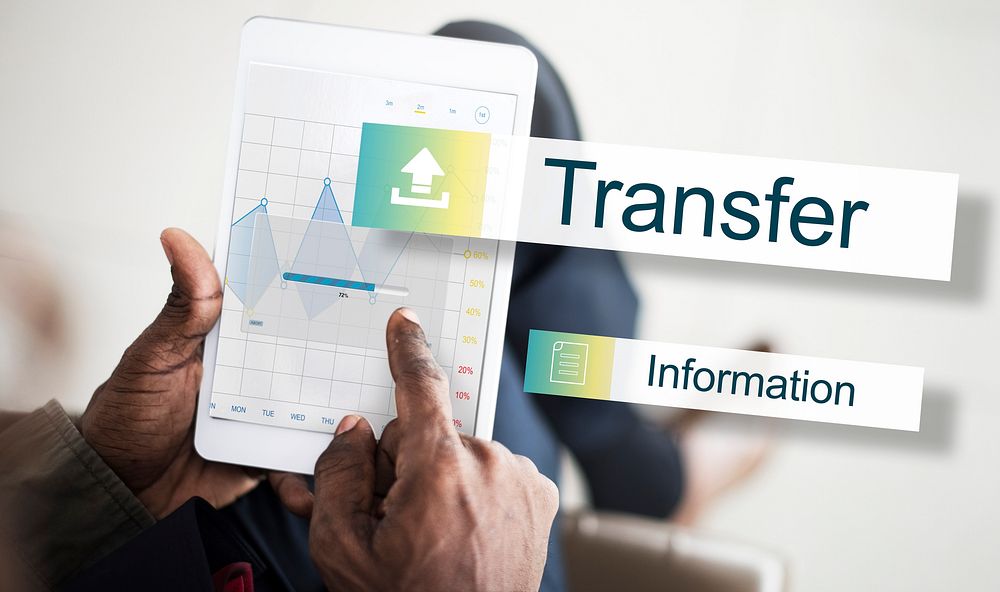 Transfer Information Internet Graph Concept
