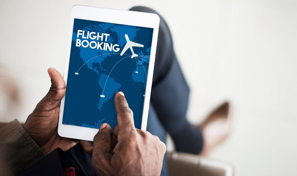 Flight Booking Reservation Website Concept