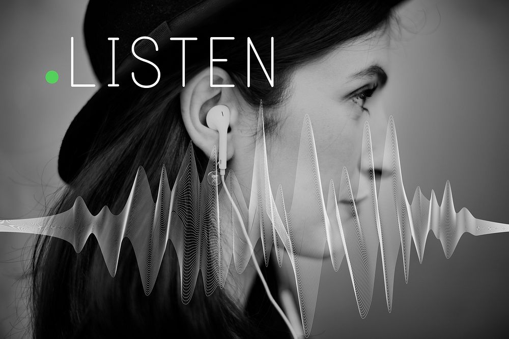 Listen Listening Music Sound Song Stylish Audio Concept