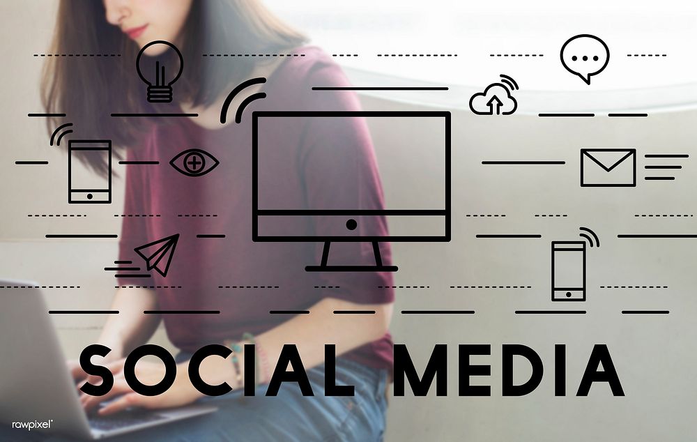 Social Media Devices Communication Connection Concept