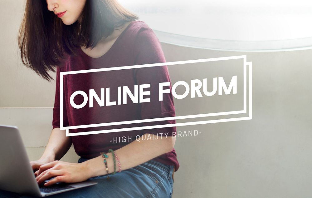 Online Forum COmmunity Sharing Technology Concept