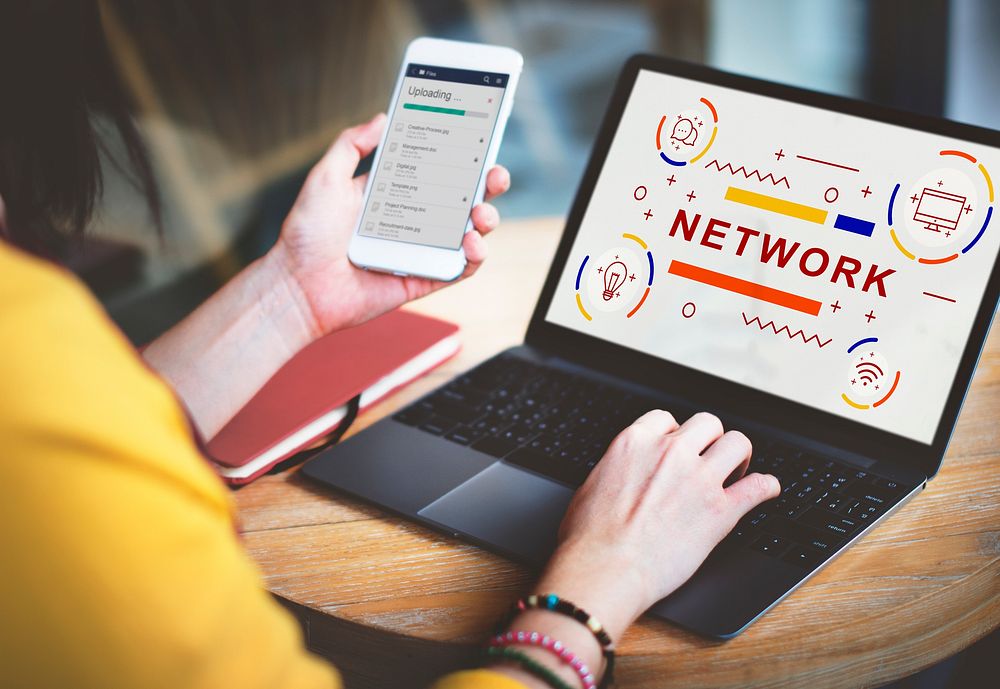 Network Connection internet Social Network Concept