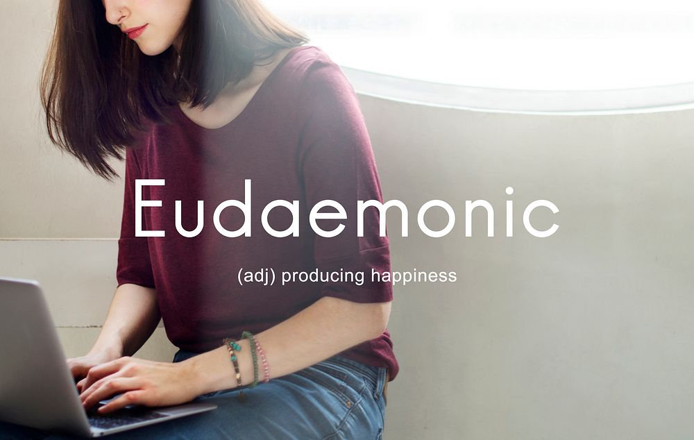 Eudaemonic Happiness Enjoyment Cheerful Carefree Concept