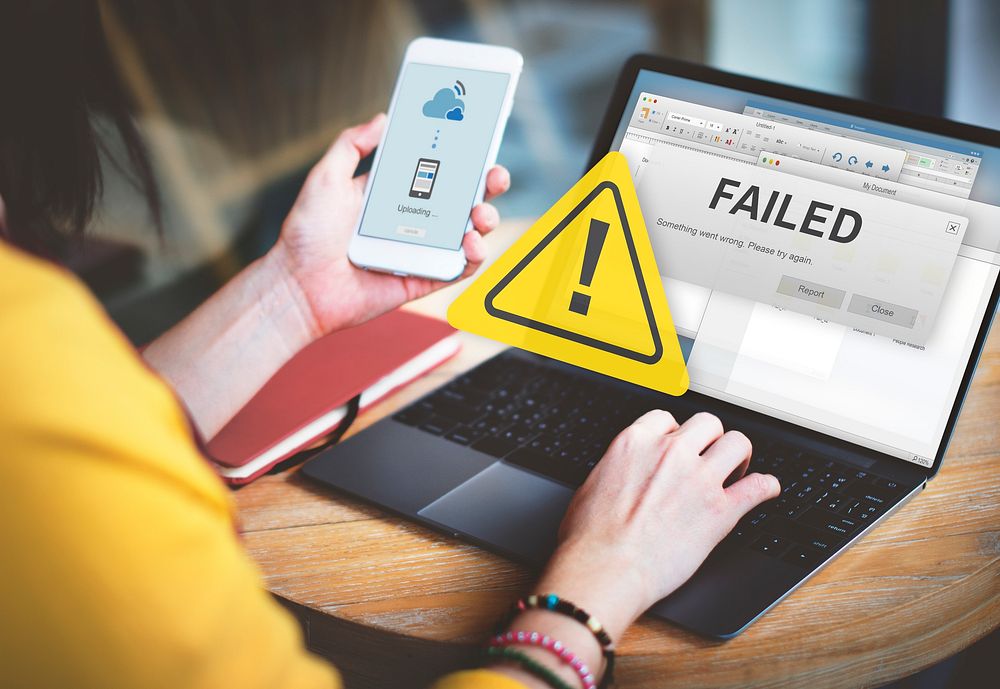 Failed Fail Failing Fiasco Inability Unsuccessful Concept