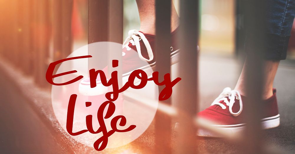 Enjoy Life Pleasure Satisfaction Happiness Concept
