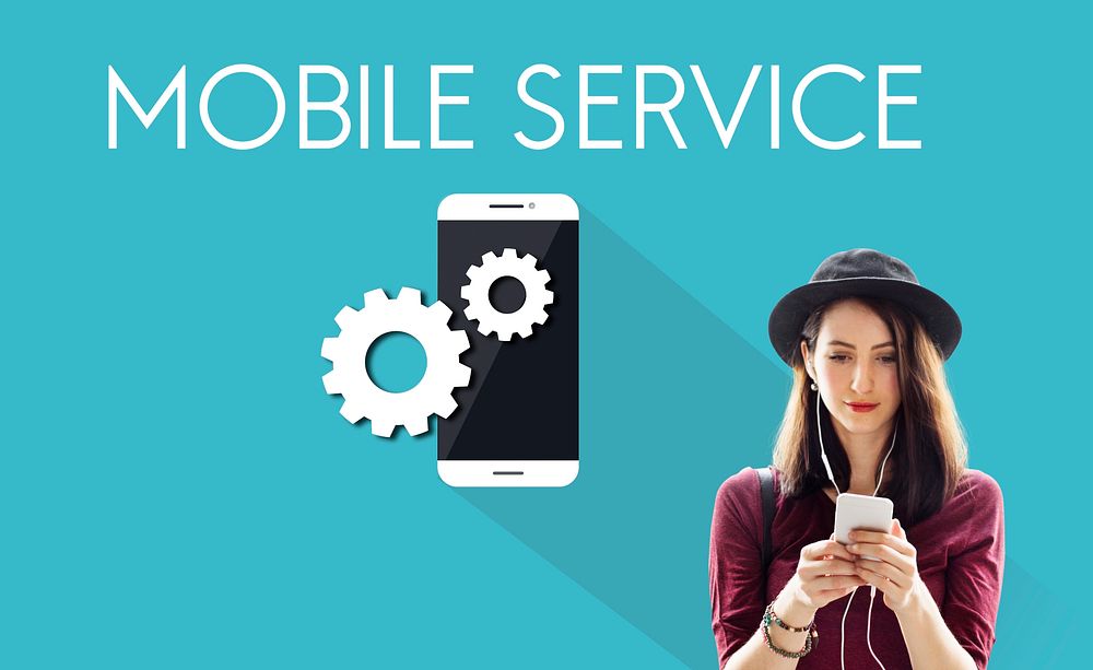 Mobile Phone Service Support Concept