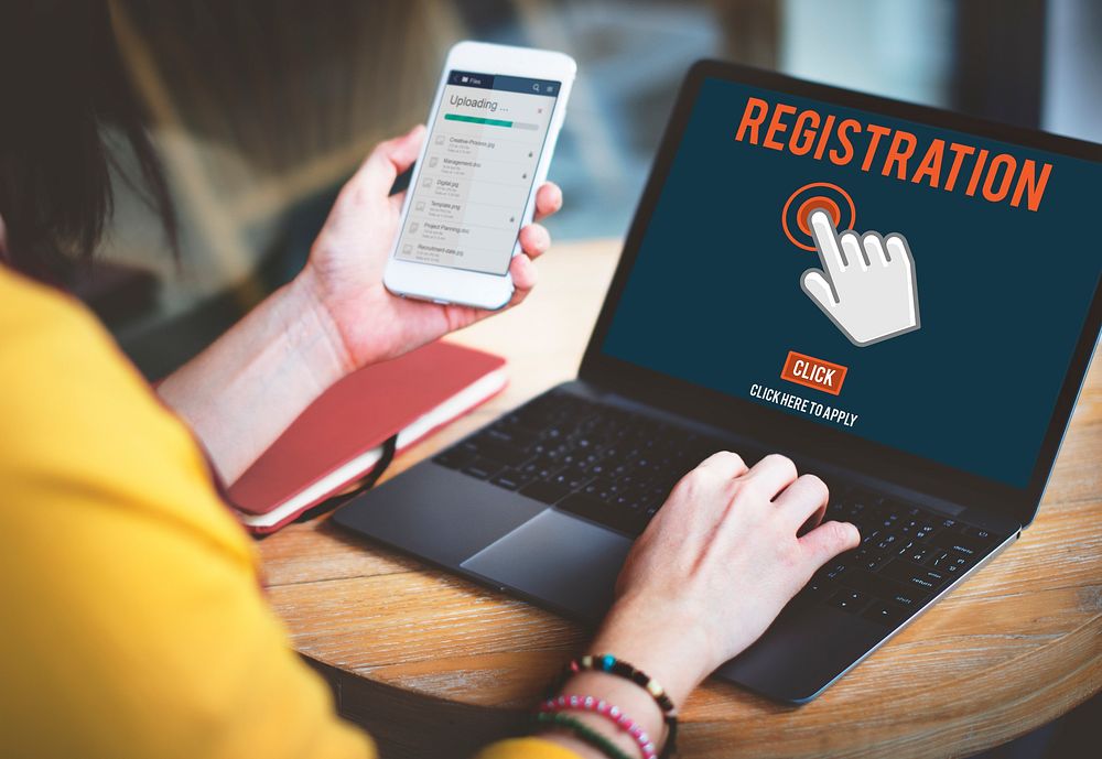 Register Registration Enter Apply Membership Concept