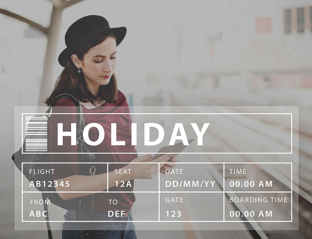 Holiday Travel Tourism Relaxation Graphic Concept